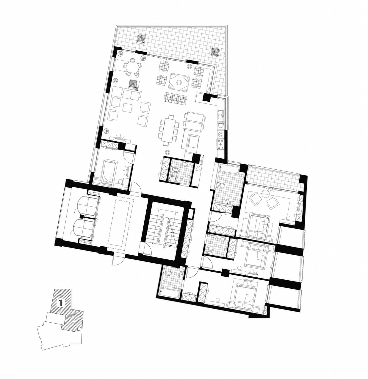 Architectural floor plan for Type 4